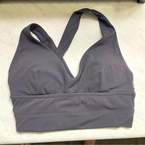 Buffbunny charcoal grey alpha sports bra XS